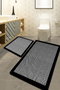 Mijölnir Juego de alfombrillas de baño Barley - Grey, Gris